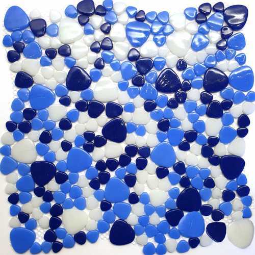 Мозаика Natural STP-BL005-GEM стекло 300х300