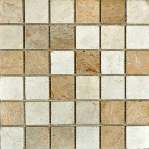 Мозаика Q-Stones QS-030-48T/10 (Mix Travertine-48Т) 30