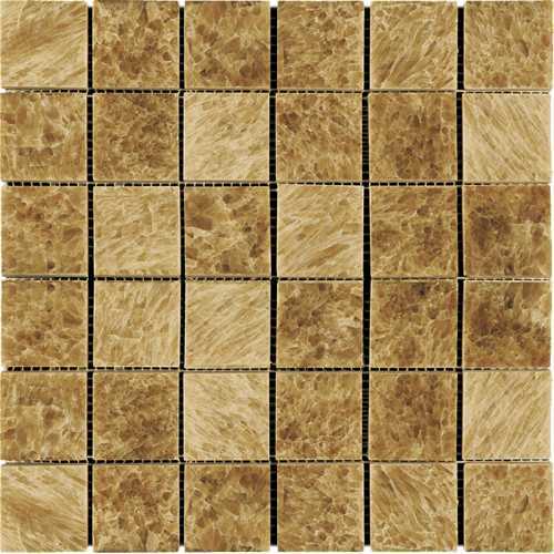 Мозаика Natural 7M072-48P (Onyx Caramel) Мрамор 48х48 305х305