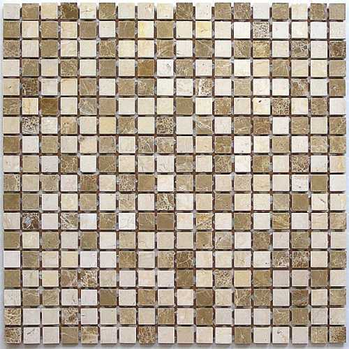 Мозаика Bonaparte Sevilla-15 slim (POL) из натурального камня 15*15 305*305