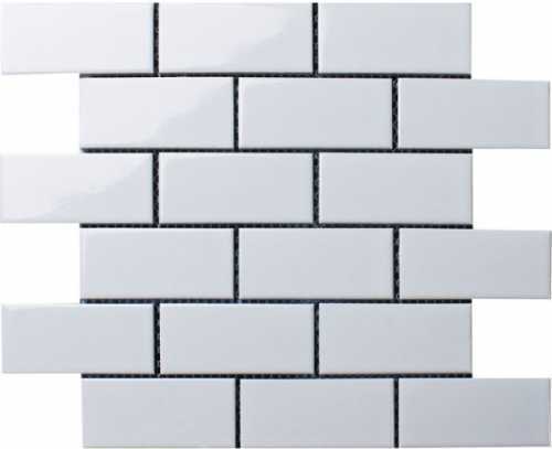 Мозаика Bonaparte Brick White 4.5*9.5*6 28.8x29.2