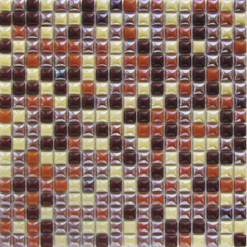 Мозаика Bonaparte Caramel (стекло) 15*15*8 300*300