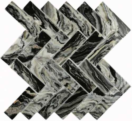 Мозаика Bonaparte Hadar Black 30*98*4.5 268*286