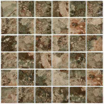 Мозаика Bonaparte Amuletto Leaf 48*48*4.5 300*300