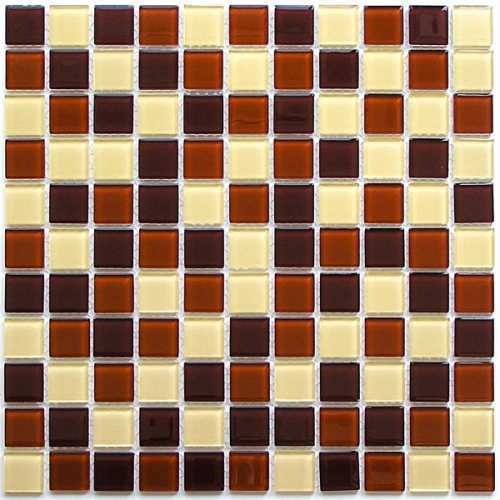Мозаика Bonaparte Toffee mix (стекло) 25*25 300*300