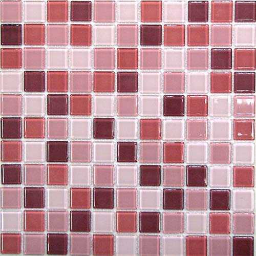 Мозаика Bonaparte Plum mix (стекло) 25*25 300*300