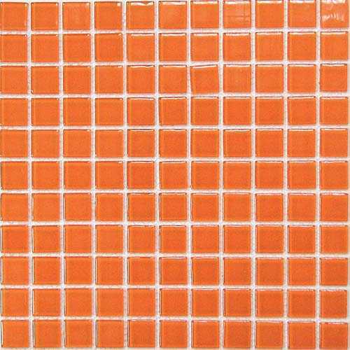 Мозаика Bonaparte Orange glass (стекло) 25*25 300*300