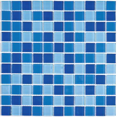 Мозаика Bonaparte Blue wave-2 (стекло) 25*25 300*300