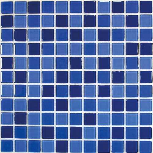 Мозаика Bonaparte Blue wave-1 (стекло) 25*25 300*300