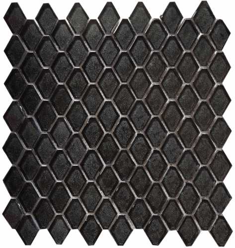 Мозаика Caramelle Mosaic Diamanti nero 24x42x6 282x310x6