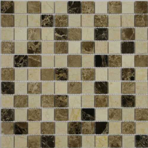 Мозаика Caramelle Mosaic Pietra Mix 1 POL 4.8x4.8x7 30.5x30.5