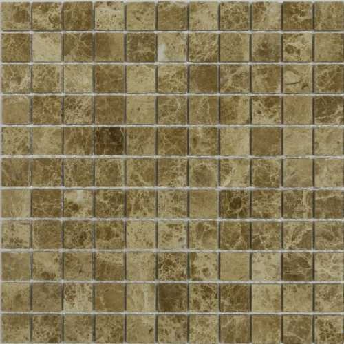Мозаика Caramelle Mosaic Emperador Light MAT 4.8x4.8x7 30.5x30.5