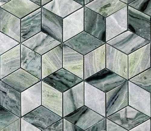 Мозаика Caramelle Mosaic Onice Verde oliva POL diamond 96x55x7 298x259