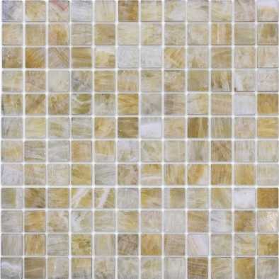 Мозаика Caramelle Mosaic Pietrine Onice beige POL 2.3x2.3 29.8x29.8