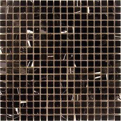 Мозаика Caramelle Mosaic Pietrine Nero Oriente POL 15x15x4 30.5x30.5