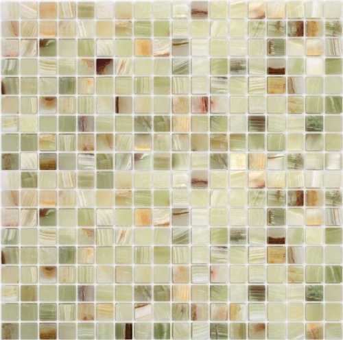 Мозаика Caramelle Mosaic Pietrine Onice Jade Verde POL 1.5x1.5 30.5x30.5
