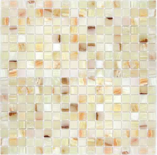 Мозаика Caramelle Mosaic Pietrine Onice Jade Bianco POL 1.5x1.5 30.5x30.5