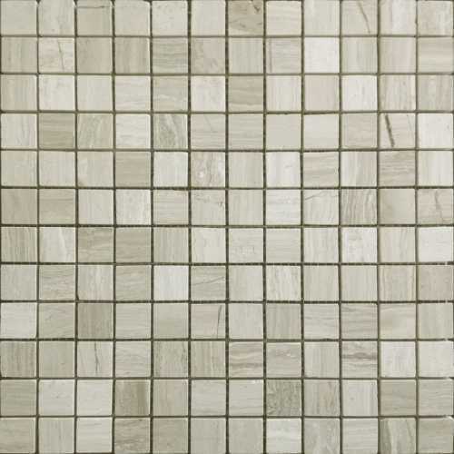 Мозаика Caramelle Mosaic Pietrine Travertino Silver POL 2.3x2.3 - толщ. 4 мм 29.8x29.8