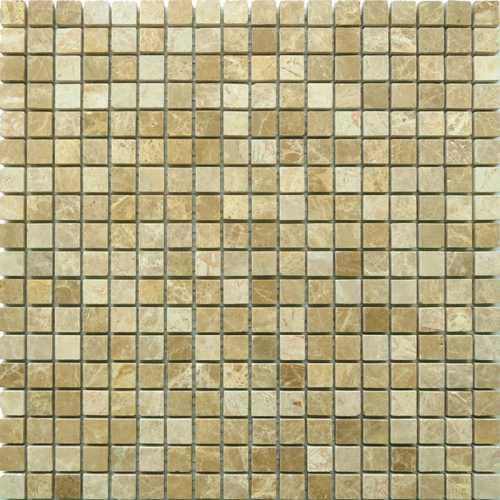 Мозаика Caramelle Mosaic Pietrine Emperador Light MAT 15x15 - толщ. 4 мм 30.5x30.5