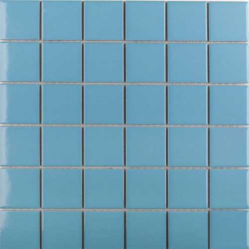 Мозаика StarMosaic WB30727 Light Blue Glossy 4.8x4.8 30.6х30.6х6