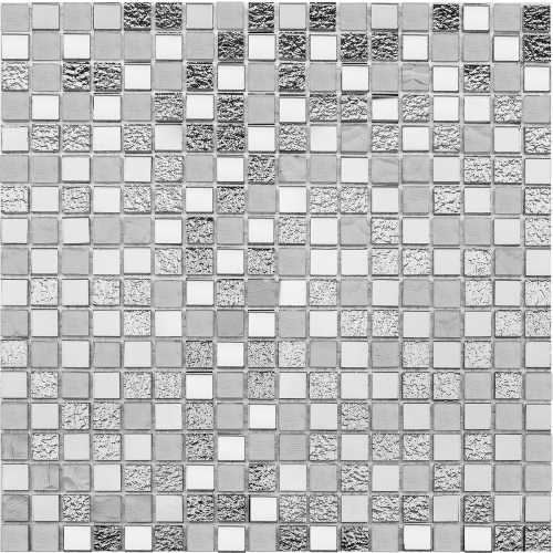 Мозаика StarMosaic JMG21500 Silver стекло 1