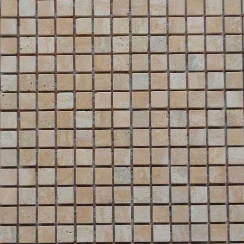 Мозаика Art&Natura Ceramic Marble Mosaic Ivory Travertine 15*15 305*305