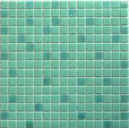 Мозаика NSmosaic MIX24 стекло зеленый (сетка) 23x23x4 327x327