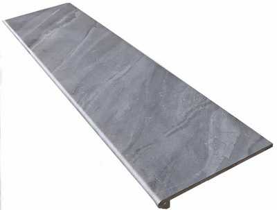 Gres de Aragon Ступень фронтальная Tibet Round. Gris 33x120