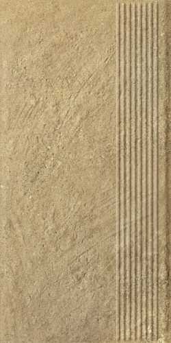 Ступень Paradyz Eremite Beige Stopnica Prosta Struktura Mat 30x60
