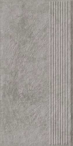 Ступень Paradyz Carrizo Grey Stopnica Prosta Struktura Mat 30x60