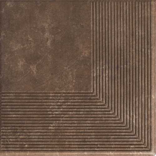 Paradyz Ilario Brown Ступень угловая MAT 30х30