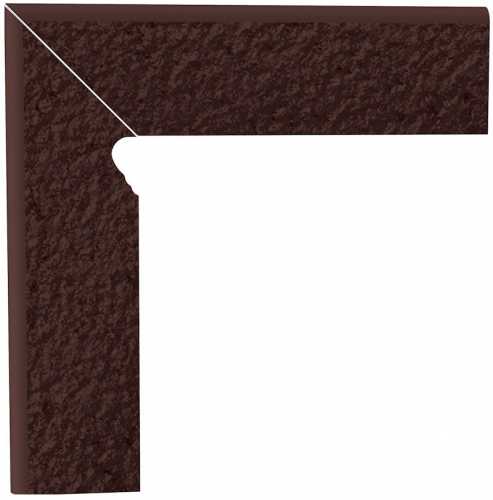 Плинтус Paradyz Natural Brown Duro Цоколь левый (В+А) 30x8
