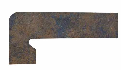 Плинтус Exagres Zanguin METALICA VULCANO IZQUIERDA левый 39.5x17.5