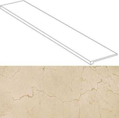 Ступень Атлас Конкорд Россия 620070000768 Supernova Stone Cream Scalino laterale sx 33x120
