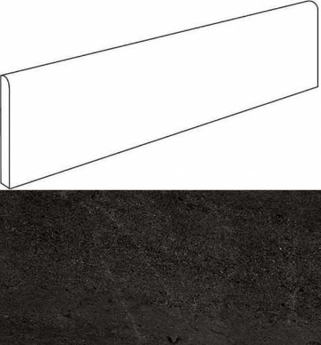 Плинтус Атлас Конкорд Россия 610130002166 Wise Dark Battiscopa 7.2x60