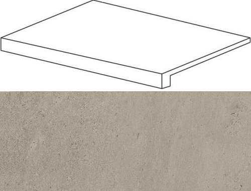 Ступень Атлас Конкорд Россия 620070001111 Silver Grey Scalino Frontale Lap 33x60