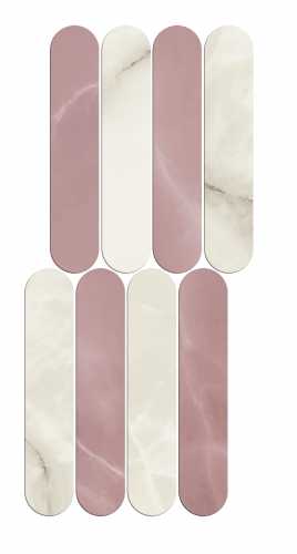 Мозаика Атлас Конкорд Россия 620110000163 Symphonyx Crystal - Rose Mosaic Ellipse Lap 56x23