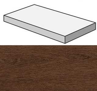 Ступень Атлас Конкорд Россия 620070000872 Oak Reserve Dark Brown Scalino Angolare Sx 33x120
