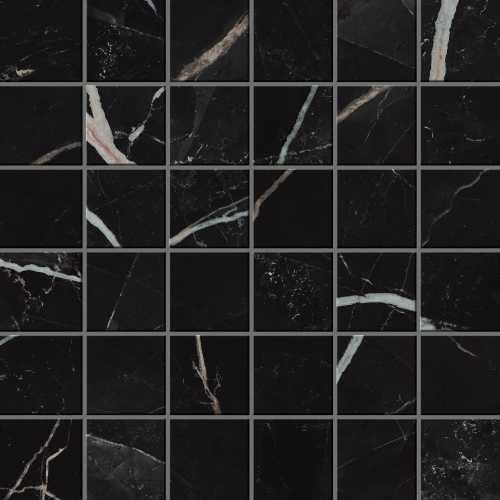 Мозаика Атлас Конкорд Россия 610110000815 Empire Calacatta Black Mosaic Lap 30x30