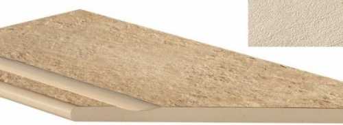 Керамогранит Атлас Конкорд Россия 620090000314 Cliff Bianco Bordo Piscina Angolo Dx 30x60