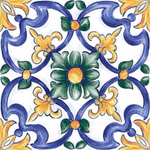 Декор Ragno Marazzi RC8J Amuri Decoro Maiolica Tappeto 3 Glossy RT 20х20