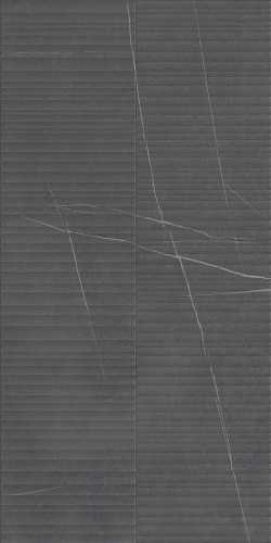 Керамогранит Global Tile GT1206014965MR Nylo Черный линии 60x120