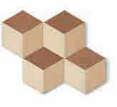 Декор Casa Dolce Casa 781840 Sensi Terre Cotone Rosato Mattone Nat Cubo 37x46