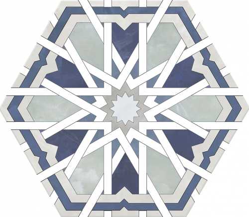 Керамогранит Monopole Radiant Blue 20x24