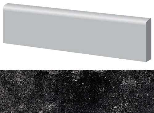 Плинтус Casalgrande Padana Marte Levigato Nero Acapulco Battiscopa 9x40