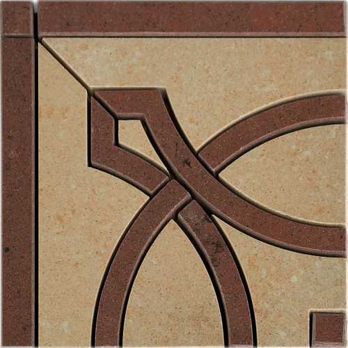 Декор Casalgrande Padana Angolo Rinascimento B Palissandro (Madras Pink