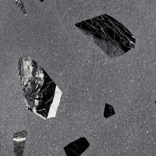 Керамогранит ERGON EH8S Dark Grey Rock Nat Rett 60x60