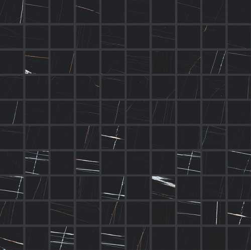 Декор Casa Dolce Casa 752802 Stones 2.0 Sahara Noir Glossy Mosaico 3x3 30x30