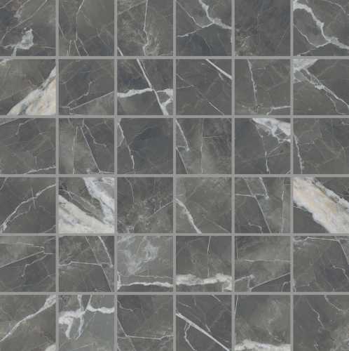 Декор Casa Dolce Casa 756680 Stones 2.0 Calacatta Black Smooth Mosaico 5x5 30x30