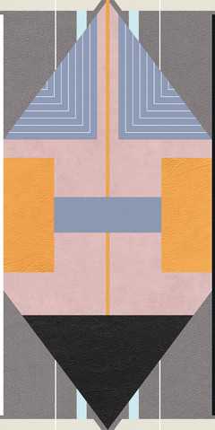 Декор Cedit 769489 Chimera Decoro Radici Grigio Mat Ret 6mm 60x120